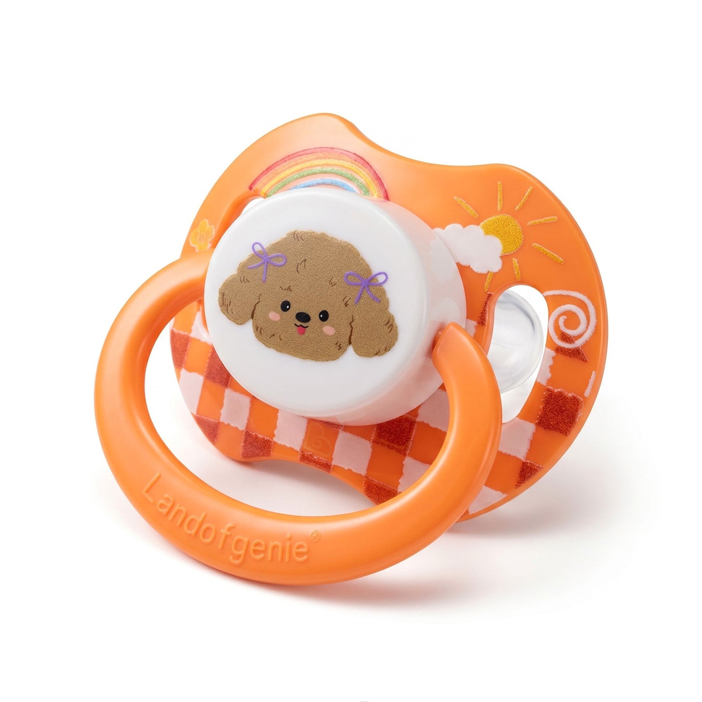 Landofgenie Adult Sized Print Pacifier - Teddy
