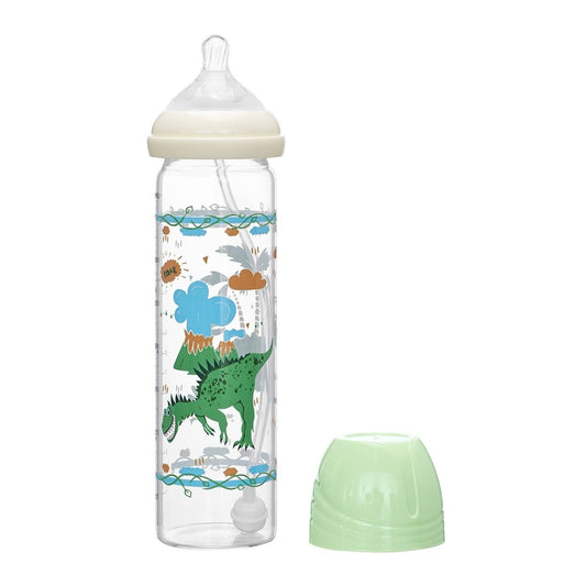 Landofgenie Cute Adult Glass Bottle - Ancient Dinosaurs - landofgenie