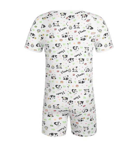 Landofgenie Men Print Onesie - Panda Print - landofgenie