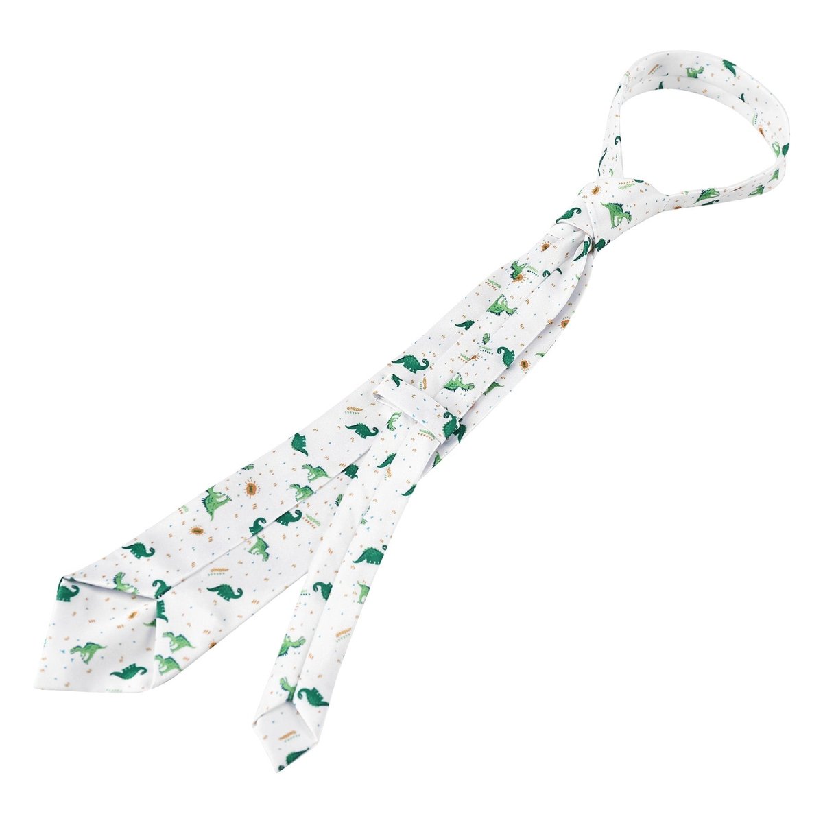 Landofgenie Printed Tie - Ancient dinosaurs - landofgenie