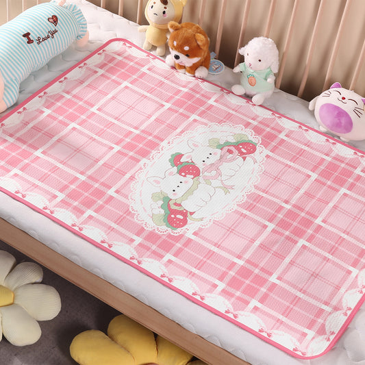 Landofgenie Adult Diaper Changing Pad 30 x 45.5 inches-Plaid rabbit