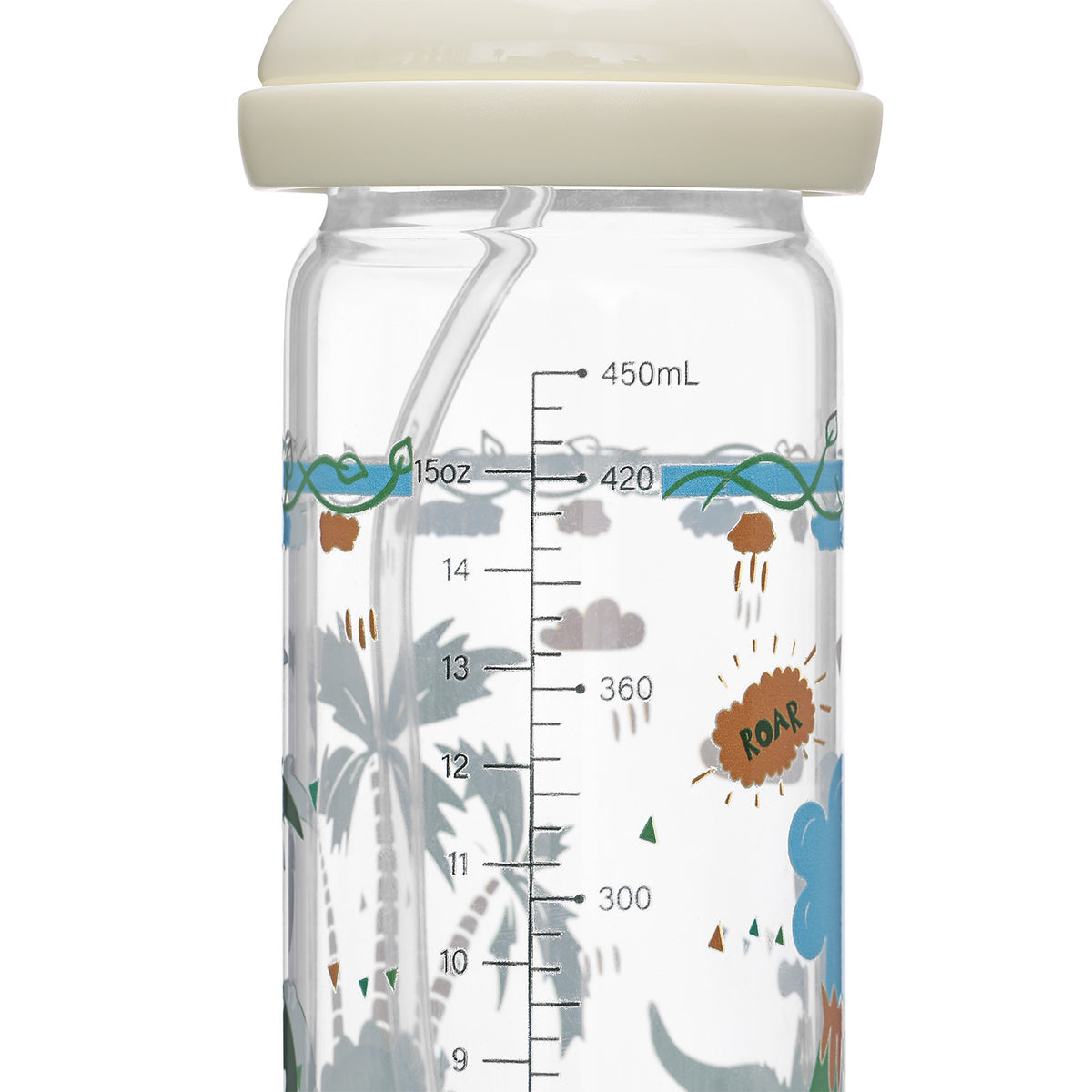 Landofgenie Cute Adult Glass Bottle - Ancient Dinosaurs