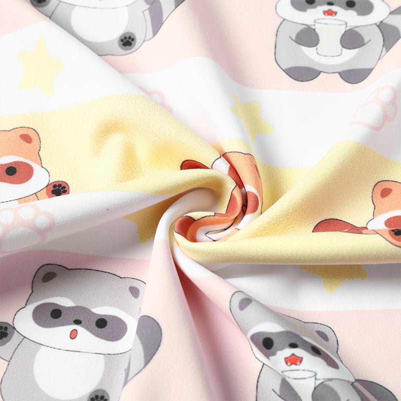 Landgenie Women Print Onesie -Raccoon - landofgenie