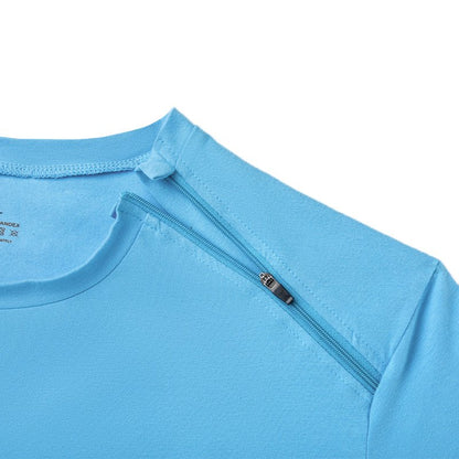 Landofgeni Unisex Port Shirts Post Shoulder Surgery Recovery Shirts - Blue - landofgenie