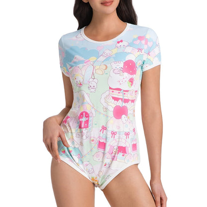 Landofgenie ABDL Onesie Womens - Fairy Tale Paradise - landofgenie
