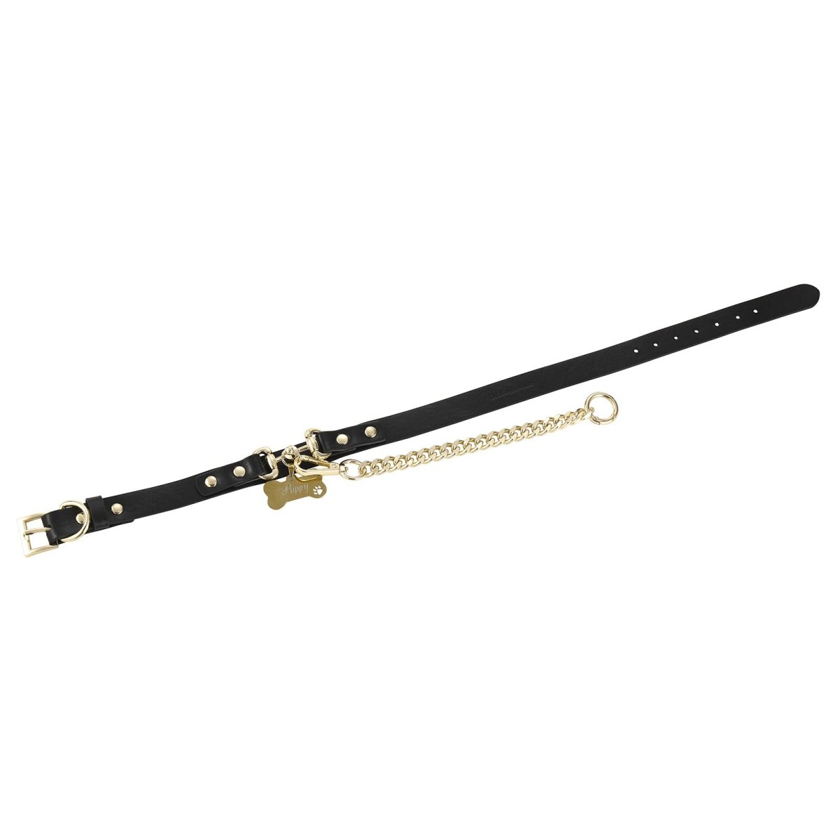 Landofgenie Adjustable PU Leather Decorative Collar - landofgenie