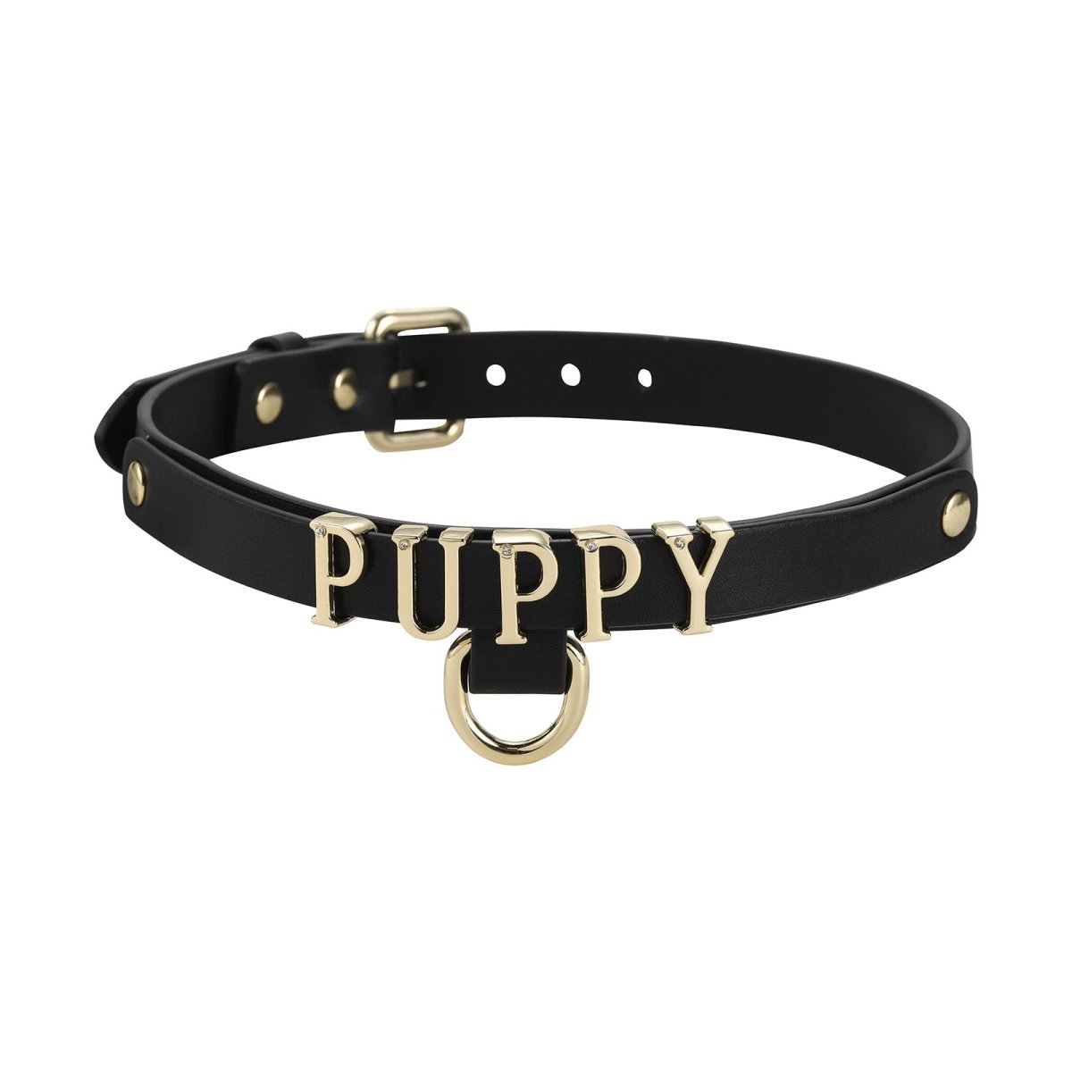 Landofgenie Adjustable PU Leather Decorative Collar - landofgenie
