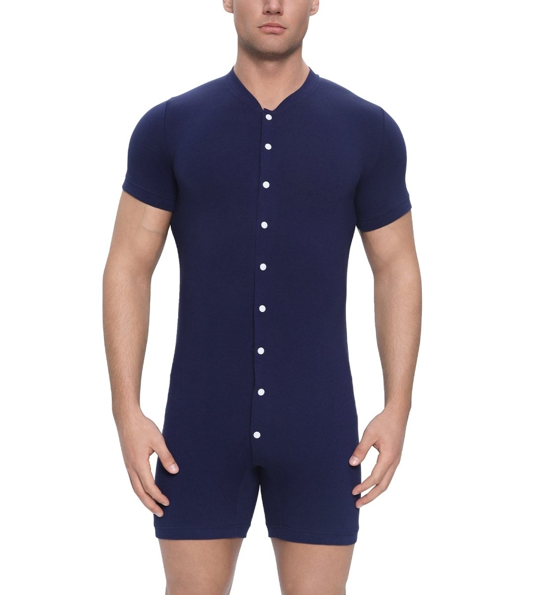 Landofgenie Adult Bodysuit Retro Onesie - Navy - landofgenie