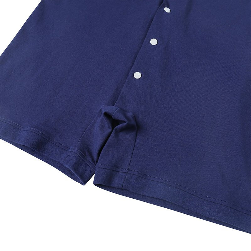 Landofgenie Adult Bodysuit Retro Onesie - Navy - landofgenie