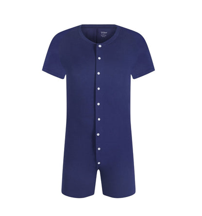 Landofgenie Adult Bodysuit Retro Onesie - Navy - landofgenie