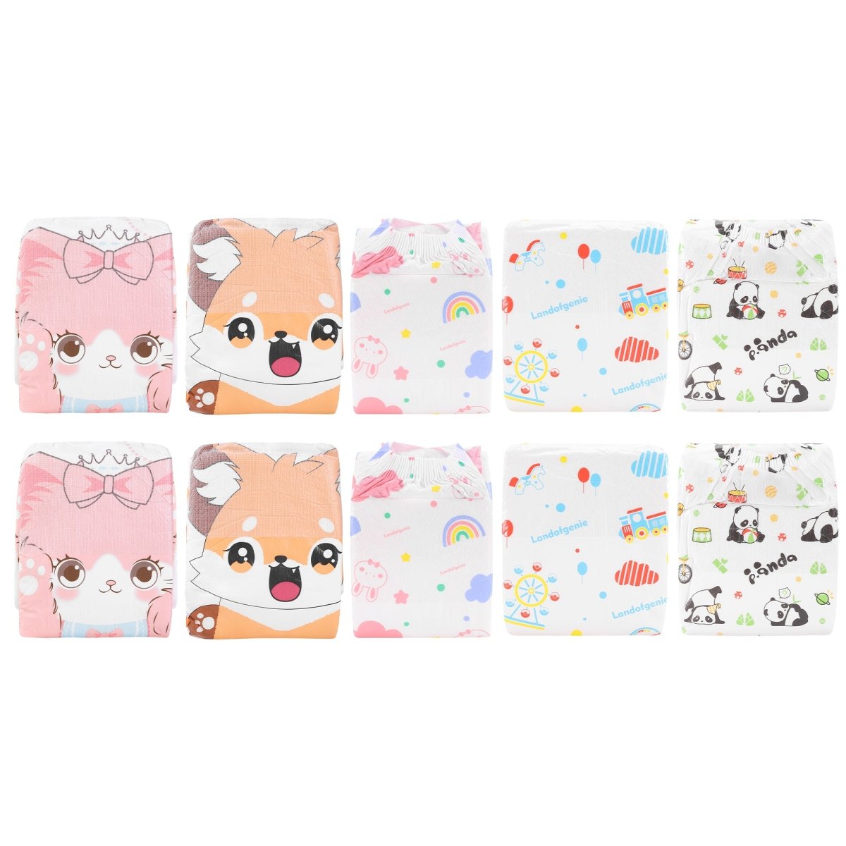 Landofgenie Adult Diaper 10Pcs Sets - Diaper Lover Party - landofgenie