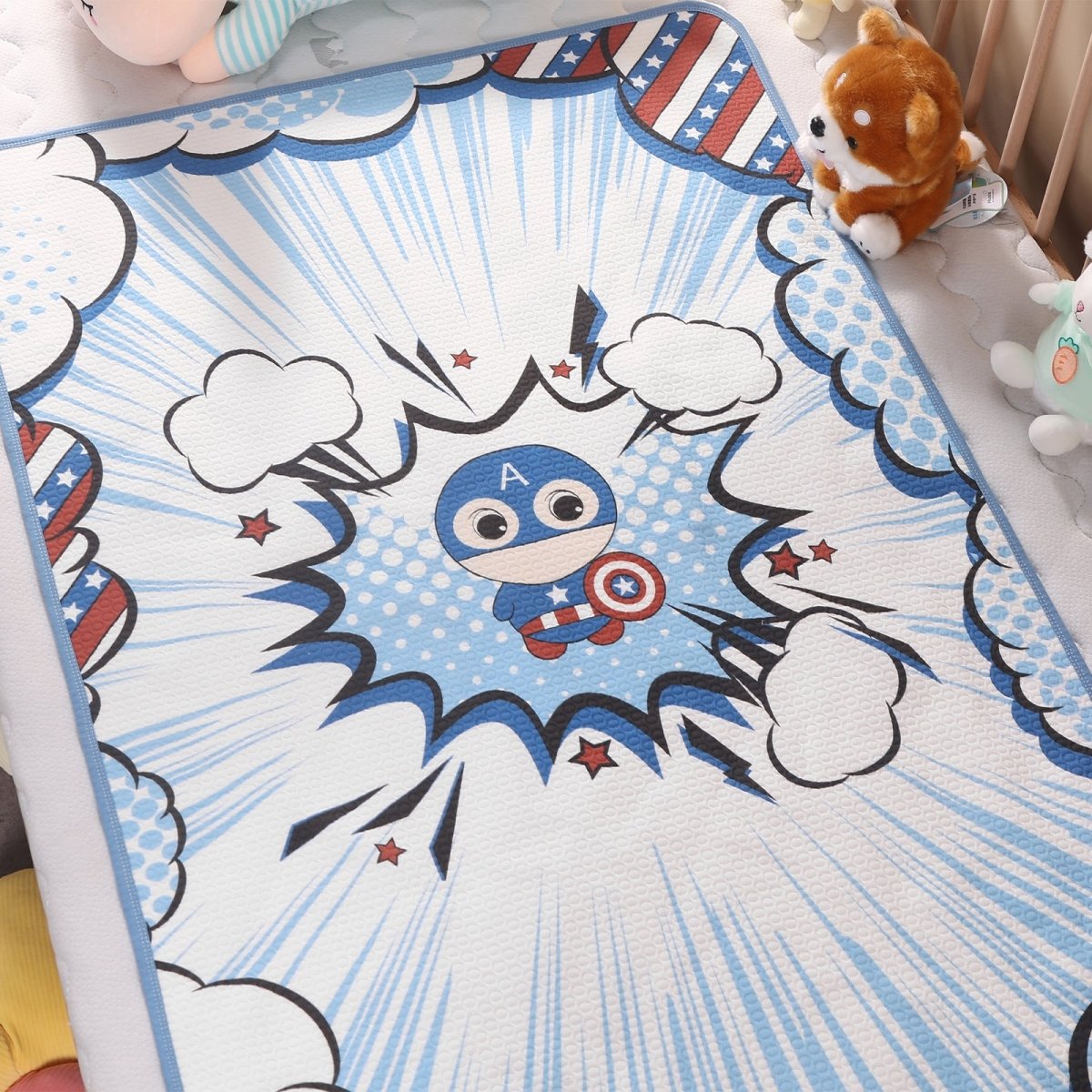 Landofgenie Adult Diaper Changing Pad 30 x 45.5 inches- Captain America - landofgenie