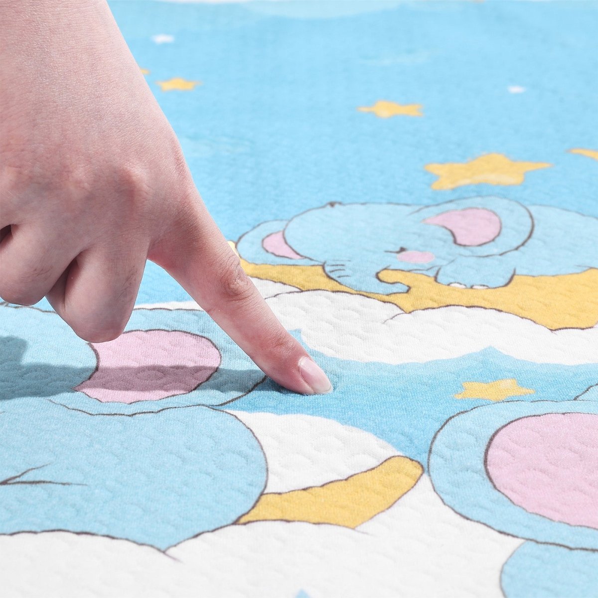 Landofgenie Adult Diaper Changing Pad 30 x 45.5 inches - Starry Sky Elephant - landofgenie