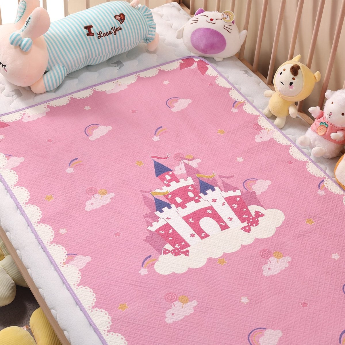 Landofgenie Adult Diaper Changing Pad 30 x 45.5inches - Candy Castle - landofgenie