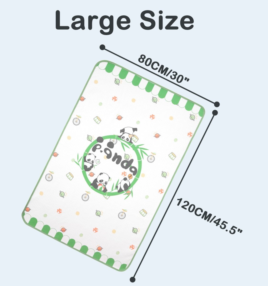 Landofgenie Adult Diaper Changing Pad 30 x 45.5inches- Panda - landofgenie