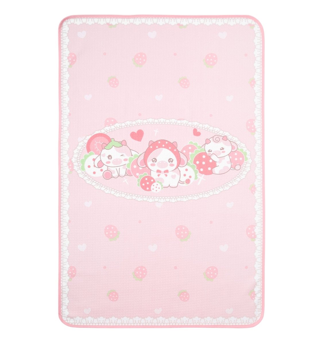 Landofgenie Adult Diaper Changing Pad 30 x 45.5inches- Strawberry Cow - landofgenie