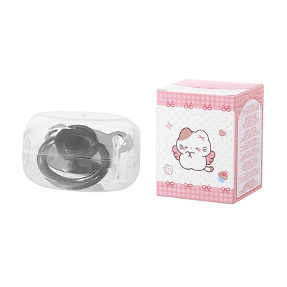 Landofgenie Adult Sized Gloss Pacifier - White & Black Bear Paci - landofgenie