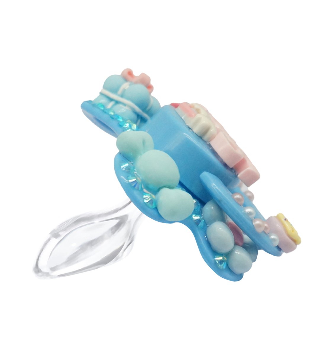 Landofgenie Adult Sized Pacifier -Blue DIY Paci - landofgenie
