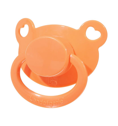 Landofgenie Adult Sized Pacifier - Bone Paci-Bear Orange - landofgenie