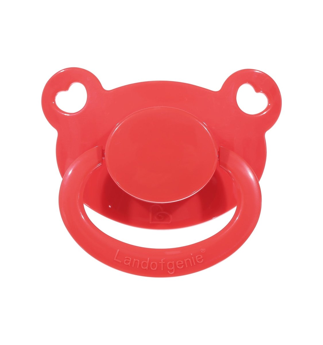Landofgenie Adult Sized Pacifier - Bone Paci-Bear Red - landofgenie