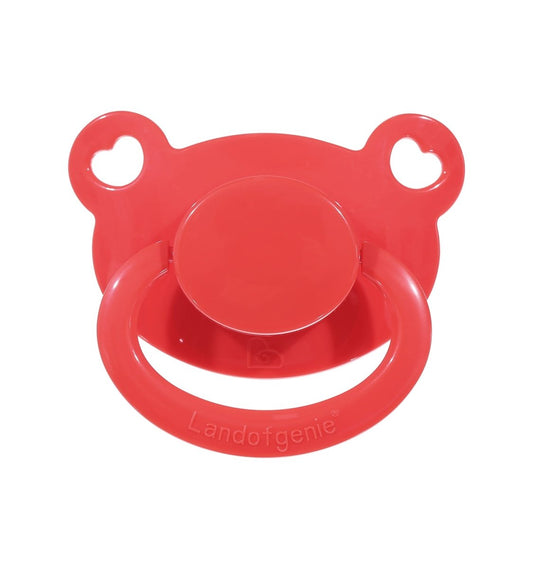 Landofgenie Adult Sized Pacifier - Bone Paci-Bear Red - landofgenie