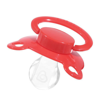 Landofgenie Adult Sized Pacifier - Bone Paci-Bear Red - landofgenie