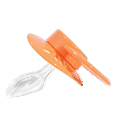 Landofgenie Adult Sized Pacifier - Bone Paci-Butterfly Orange - landofgenie
