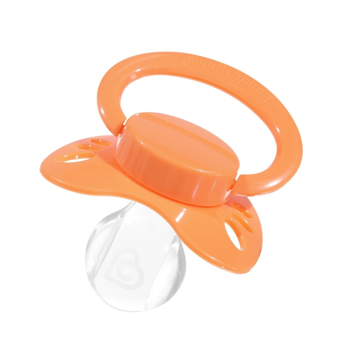 Landofgenie Adult Sized Pacifier - Bone Paci-Butterfly Orange - landofgenie