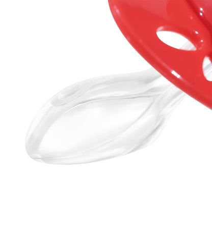 Landofgenie Adult Sized Pacifier - Bone Paci-Butterfly Red - landofgenie