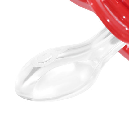 Landofgenie Adult Sized Pacifier - Bone Paci-Moon Red - landofgenie