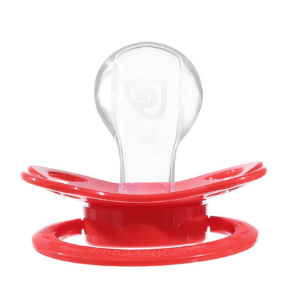 Landofgenie Adult Sized Pacifier - Bone Paci-Moon Red - landofgenie