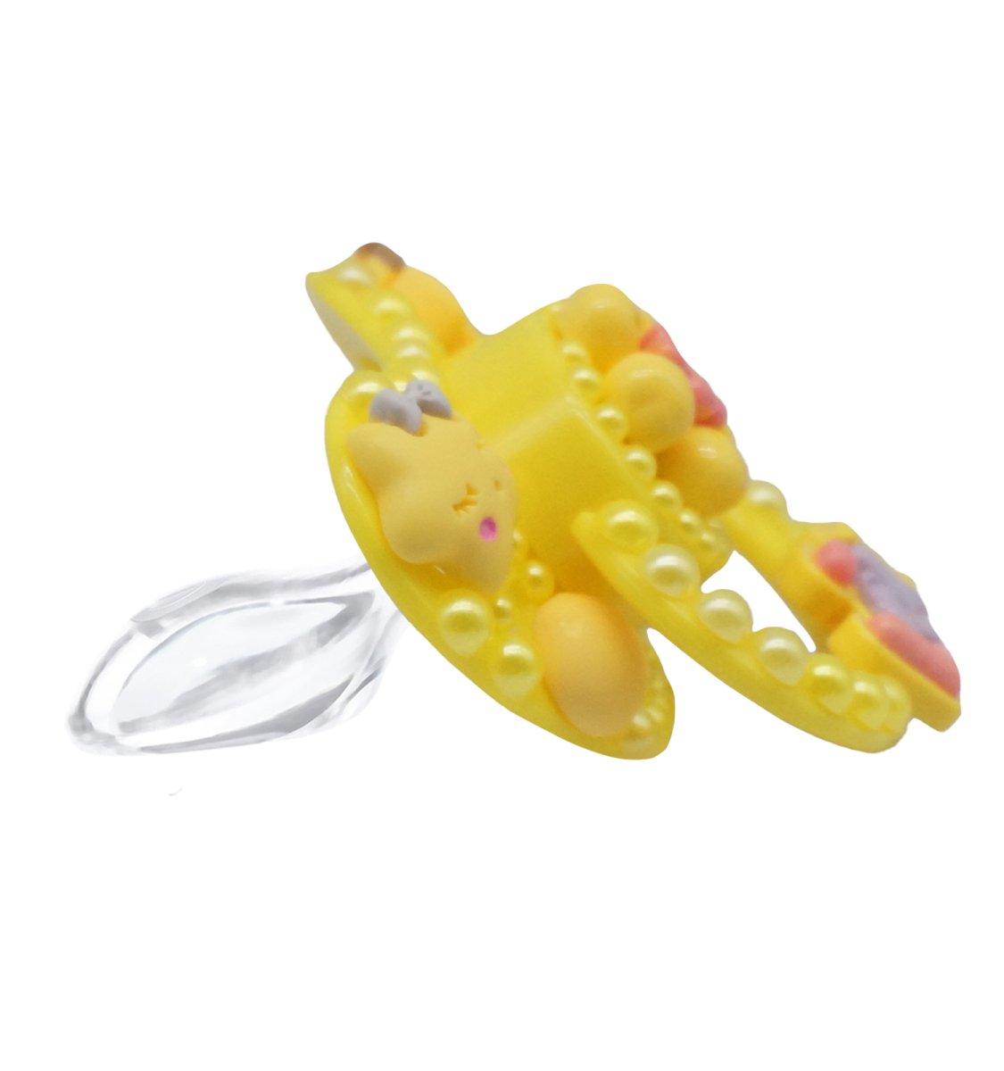 Landofgenie Adult Sized Pacifier -Love Yellow DIY Paci - landofgenie