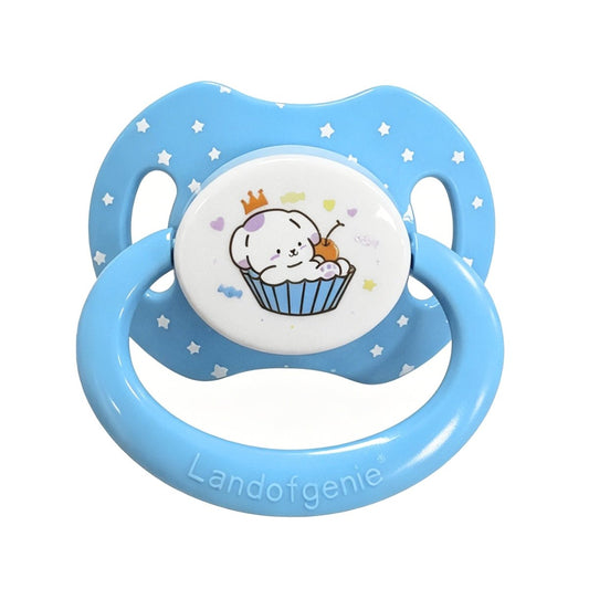 Landofgenie Adult Sized Print Pacifier - Cake Puppies - landofgenie