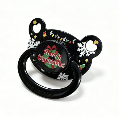 Landofgenie Adult Sized Print Pacifier - Christmas - landofgenie