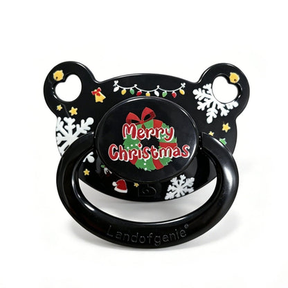 Landofgenie Adult Sized Print Pacifier - Christmas - landofgenie