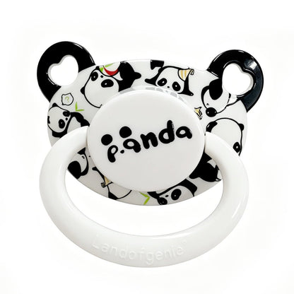 Landofgenie Adult Sized Print Pacifier - Panda - landofgenie