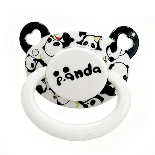 Landofgenie Adult Sized Print Pacifier - Panda - landofgenie