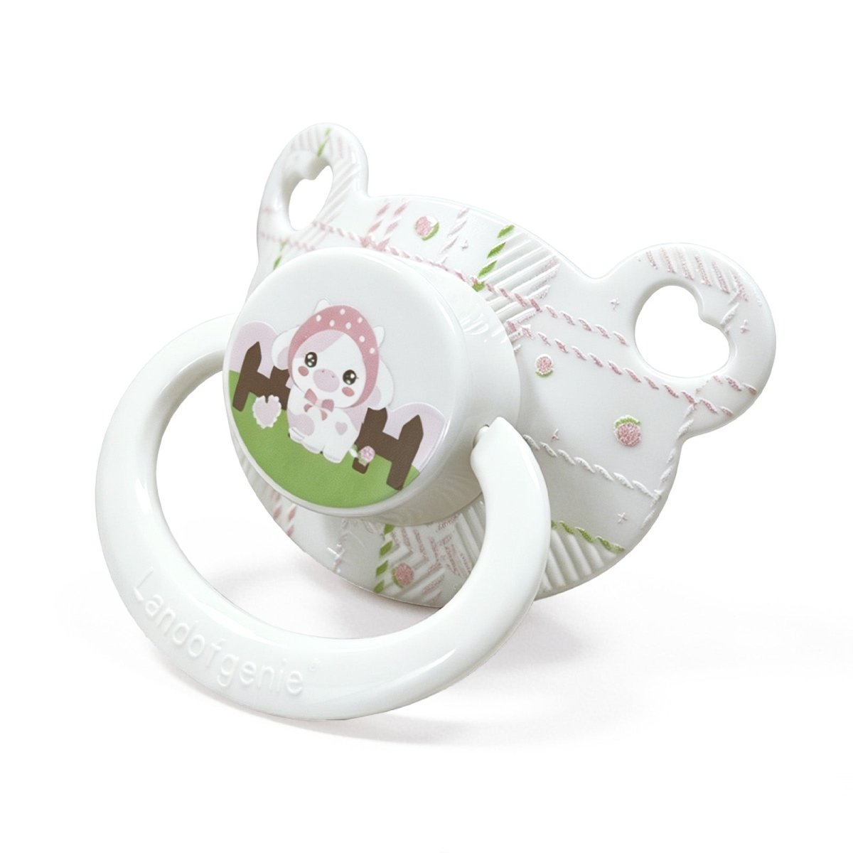 Landofgenie Adult Sized Print Pacifier - Strawberry Cow - landofgenie
