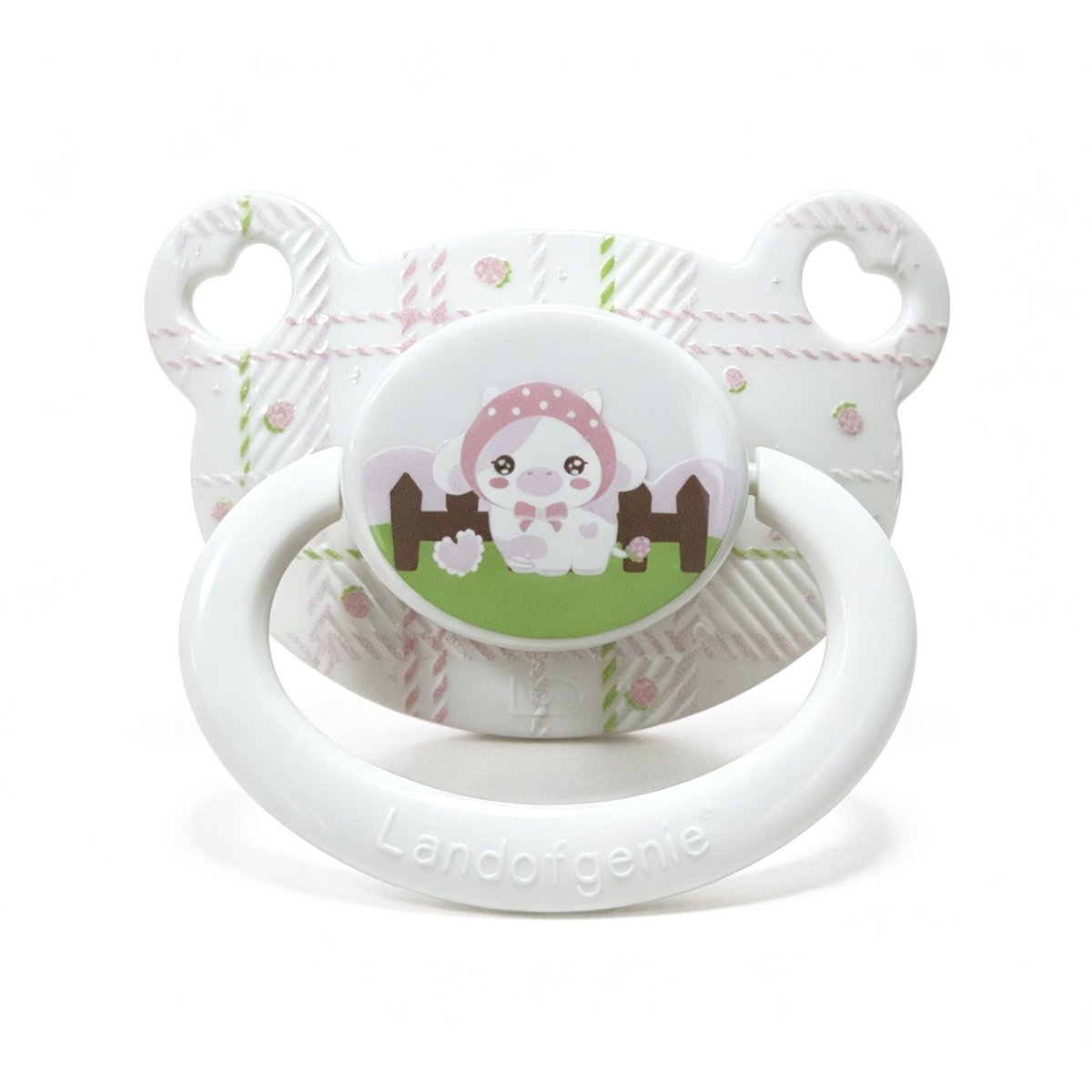 Landofgenie Adult Sized Print Pacifier - Strawberry Cow - landofgenie