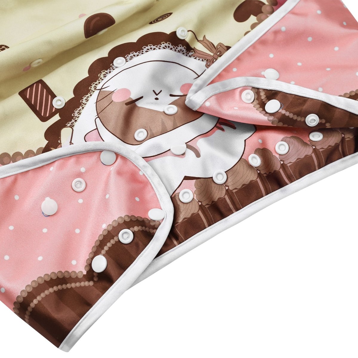 Landofgenie Cute ABDL Diaper Cover - Coffee Cat - landofgenie