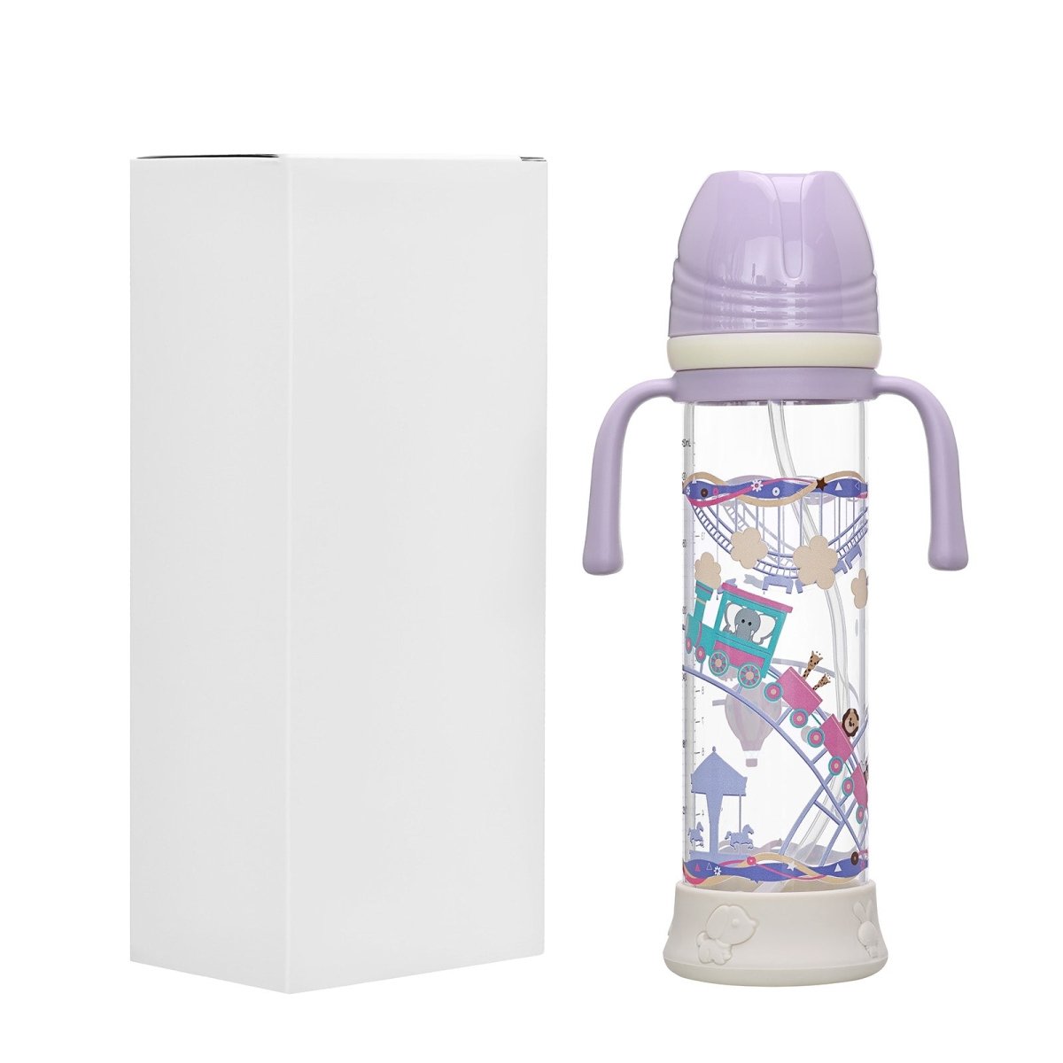 Landofgenie Cute Adult Glass Bottle - Amusement Park - landofgenie