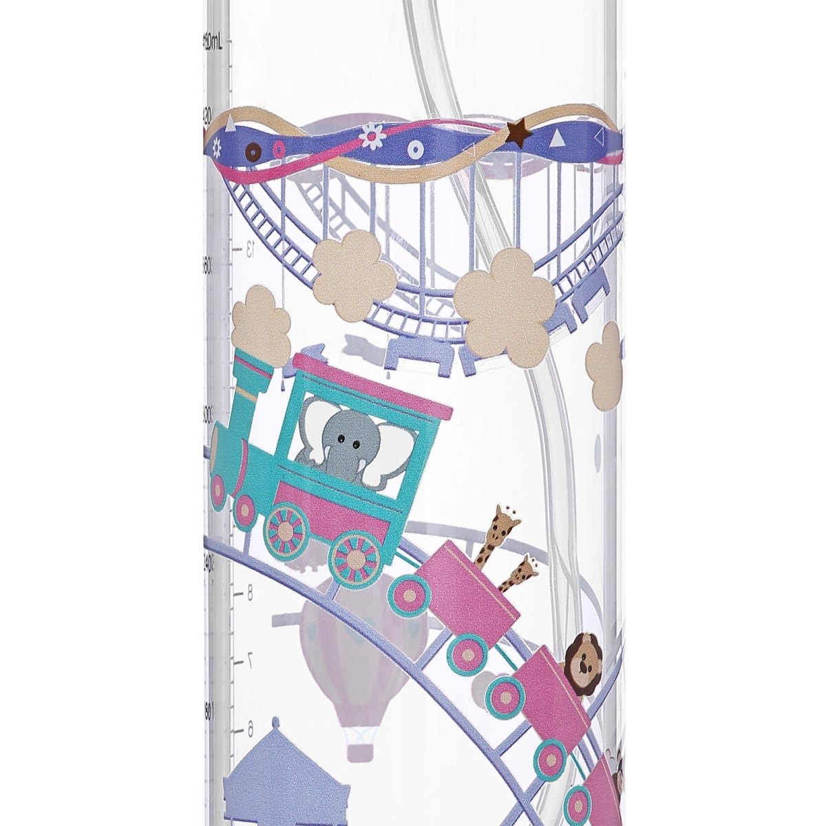 Landofgenie Cute Adult Glass Bottle - Amusement Park - landofgenie