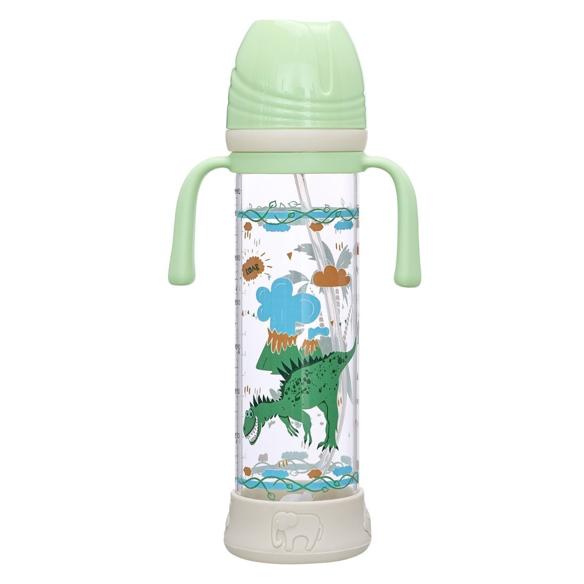 Landofgenie Cute Adult Glass Bottle - Ancient Dinosaurs - landofgenie
