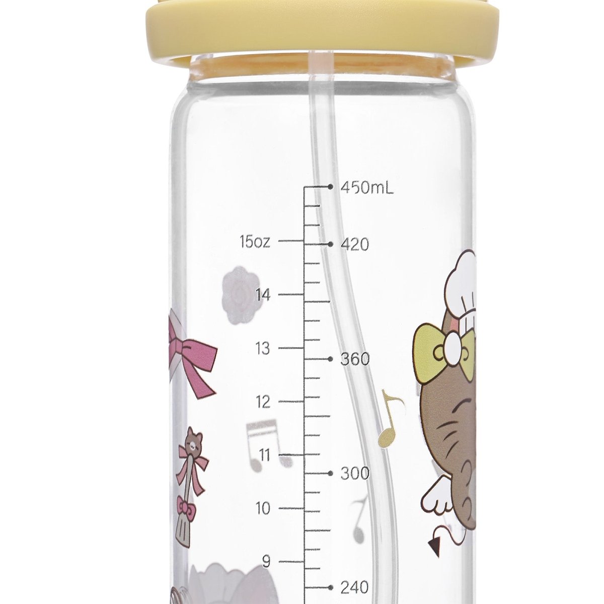 Landofgenie Cute Adult Glass Bottle - Baking Cats - landofgenie