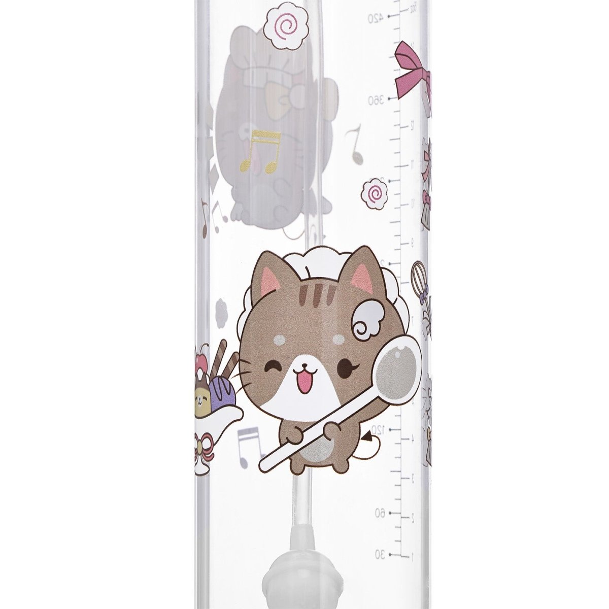 Landofgenie Cute Adult Glass Bottle - Baking Cats - landofgenie
