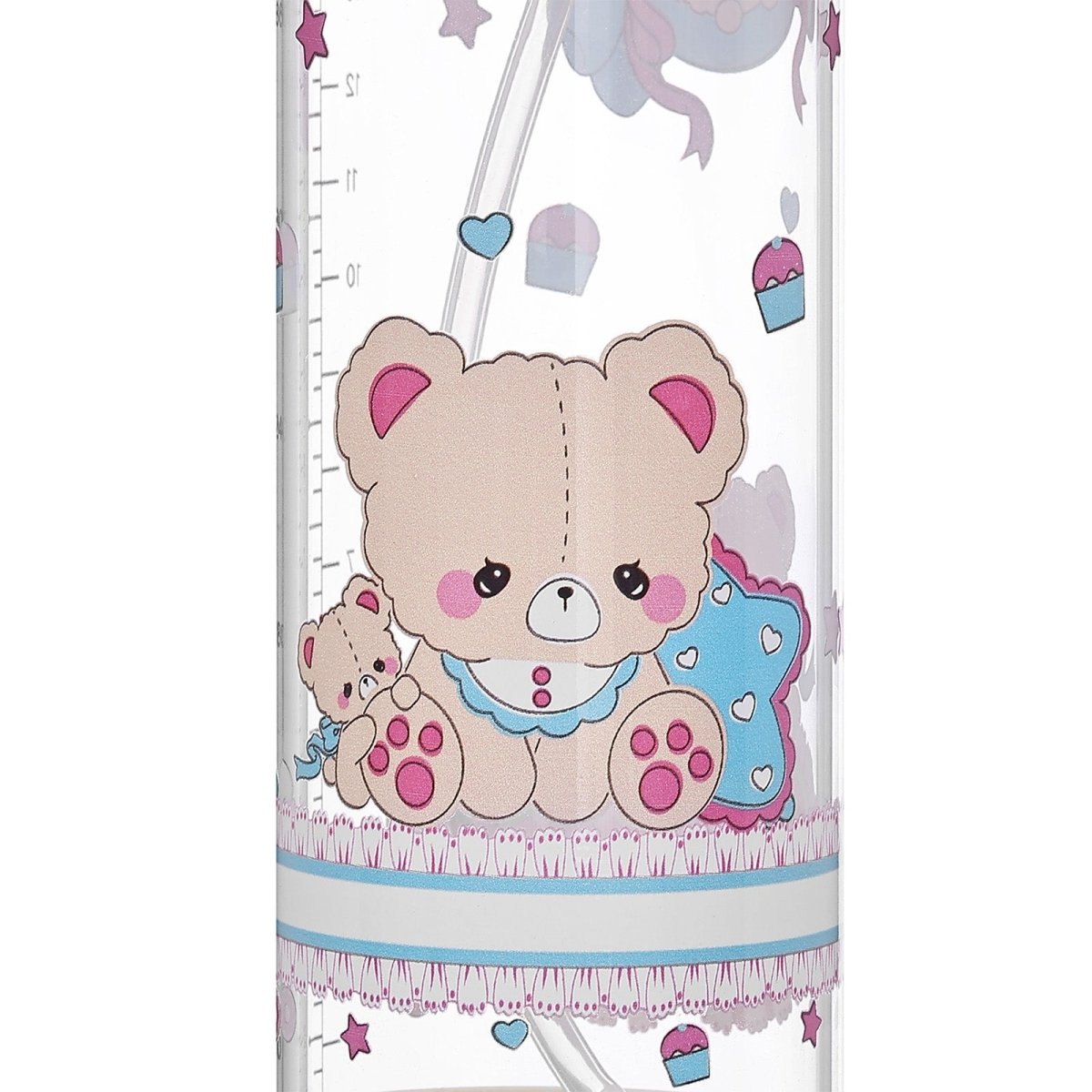 Landofgenie Cute Adult Glass Bottle - Bear - landofgenie