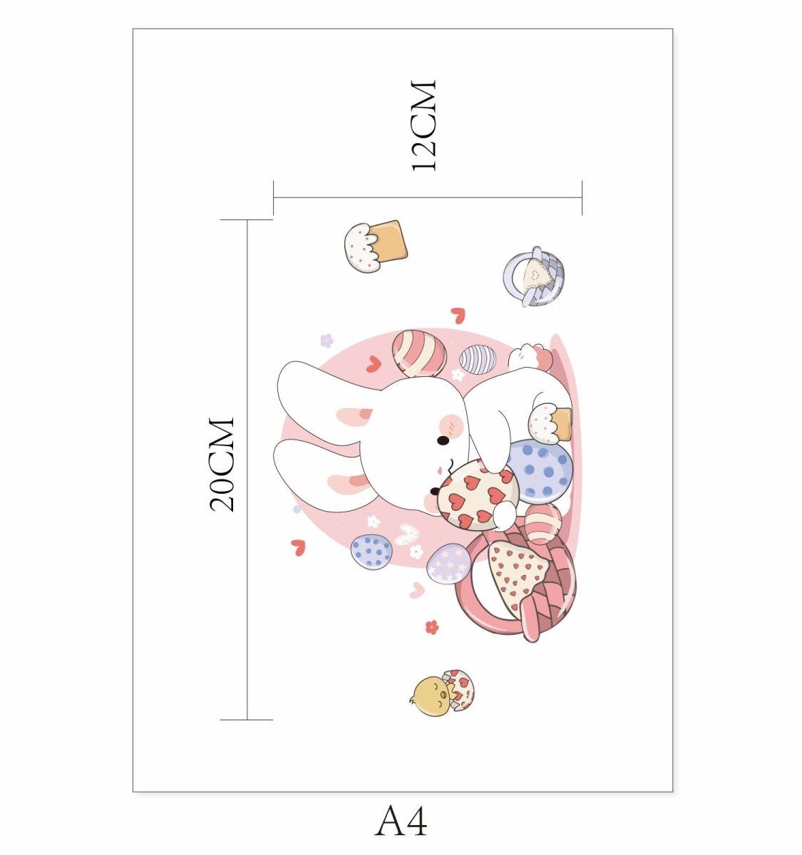 Landofgenie Diaper Sticker for Size Medium Adult Diaper - landofgenie