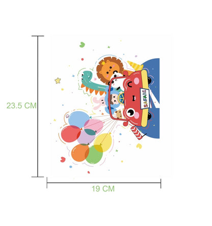 Landofgenie DIY Art Cartoon Cute Stickers - landofgenie
