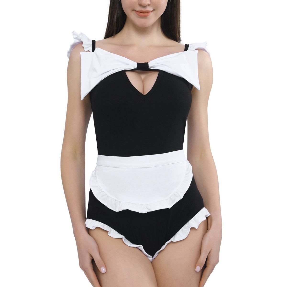 Landofgenie Cotton Cosplay Maid Onesie - landofgenie