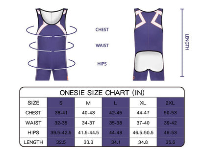 Landofgenie Landofgenie Take Down Singlet Jock - Navy - landofgenie